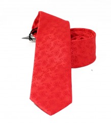          NM Slim Krawatte - Rot gemustert 